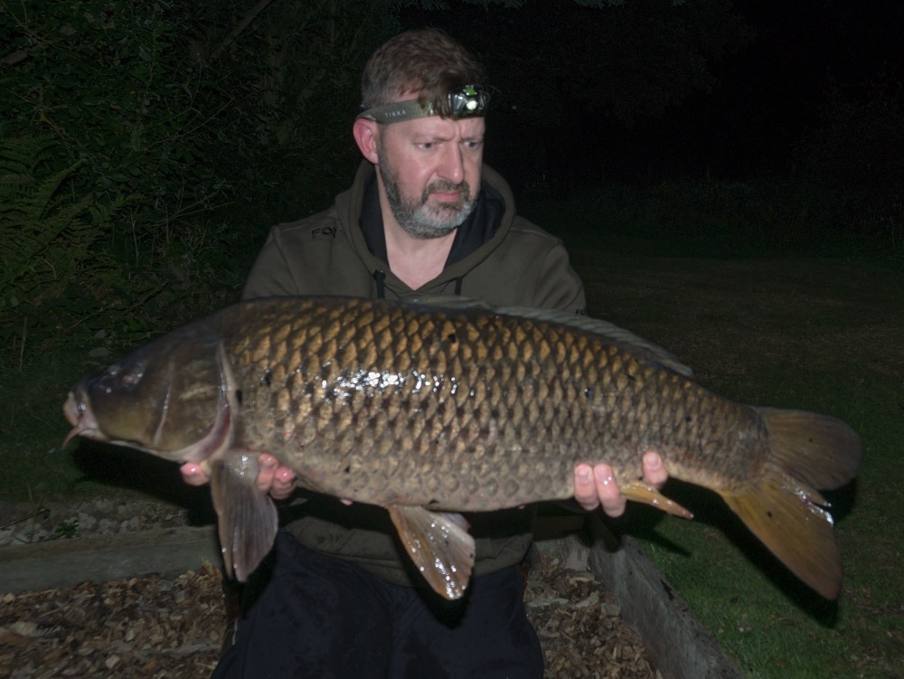 John Pearson with a big carp