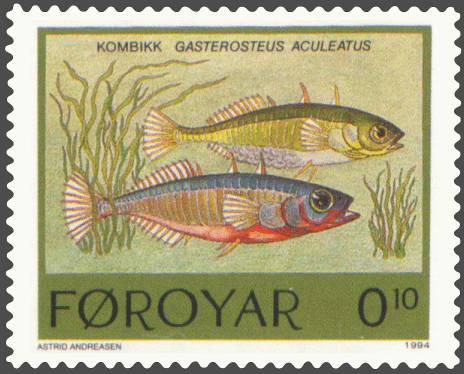 Stickleback Postage Stamp