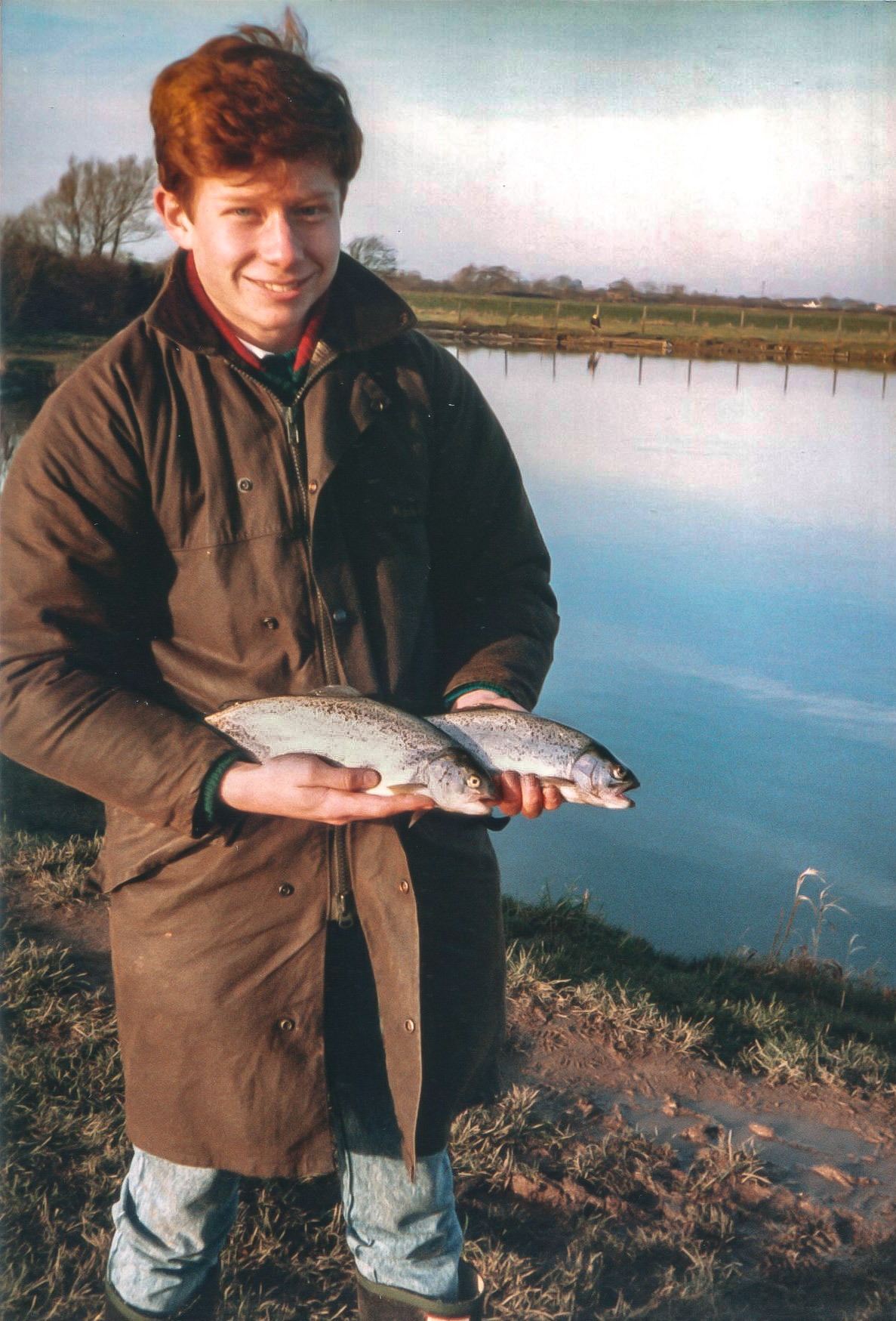Brace of trout from Croston Twin Lakes