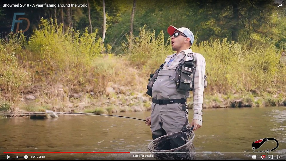 The reaction of the angler is what makes the story while filming fishing