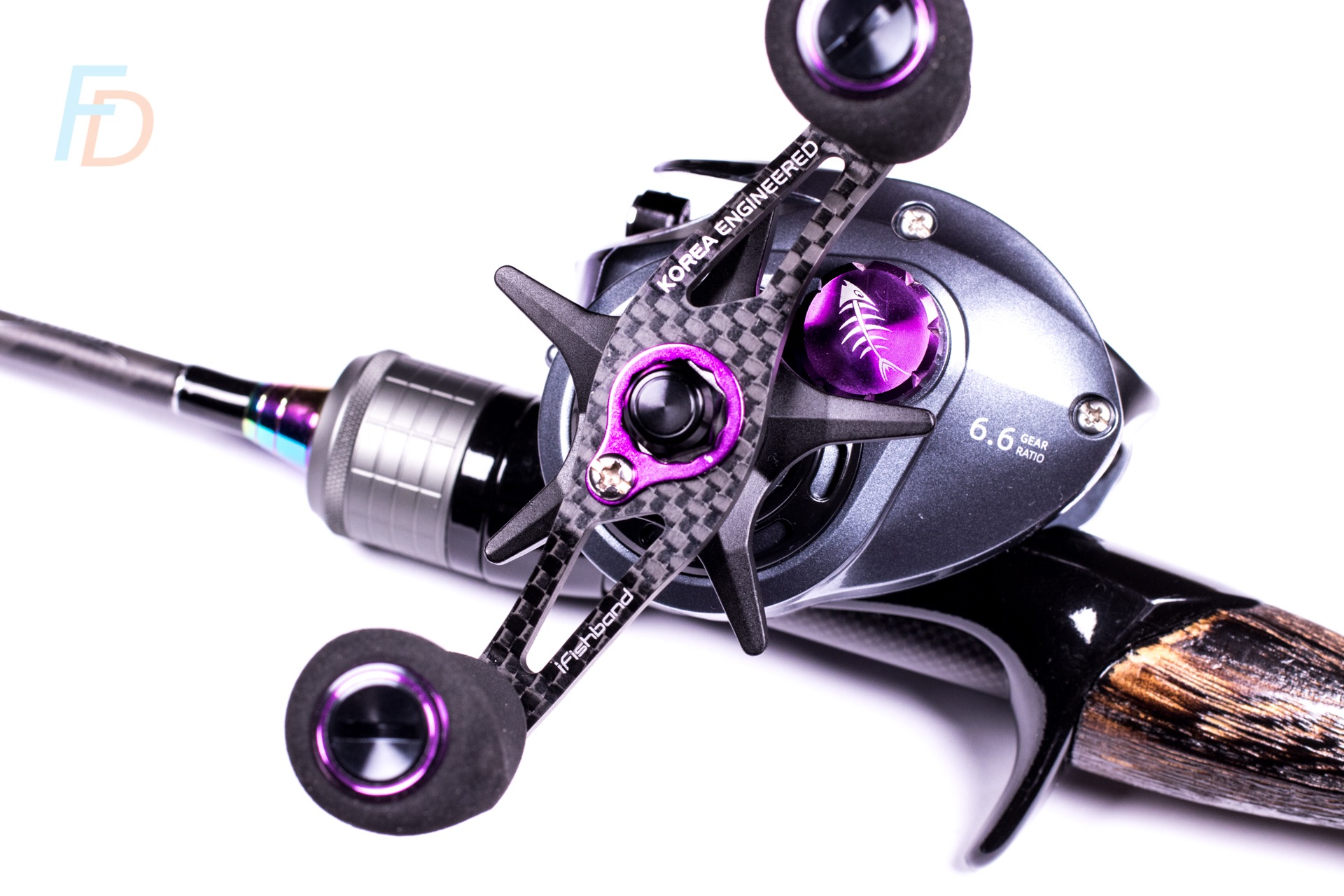 Fishband PW 100 reel with upgraded roro bearings