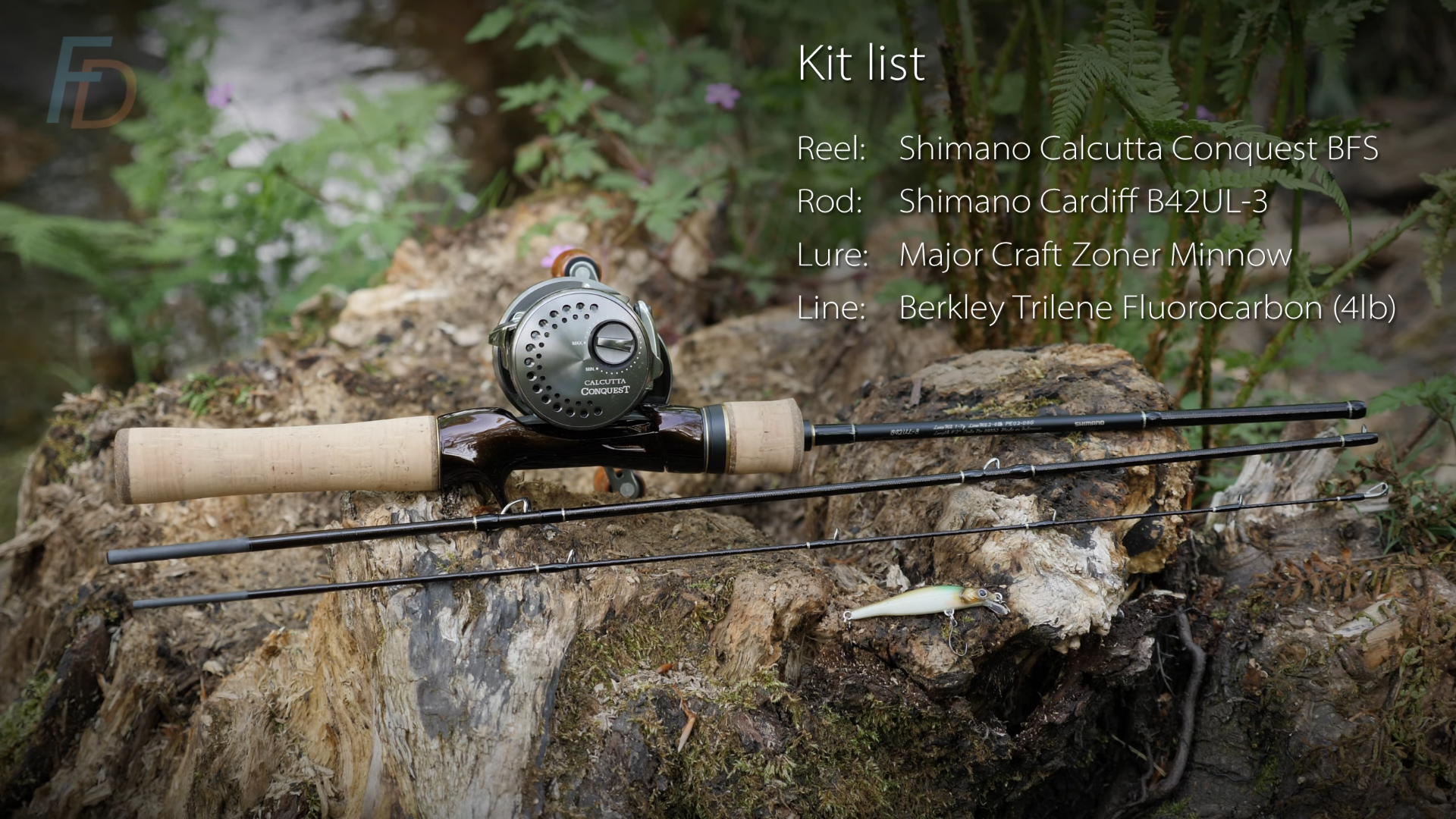 Super short 4'2" BFS lure fishing rod - the Shimano Cardiff Native Trout Special