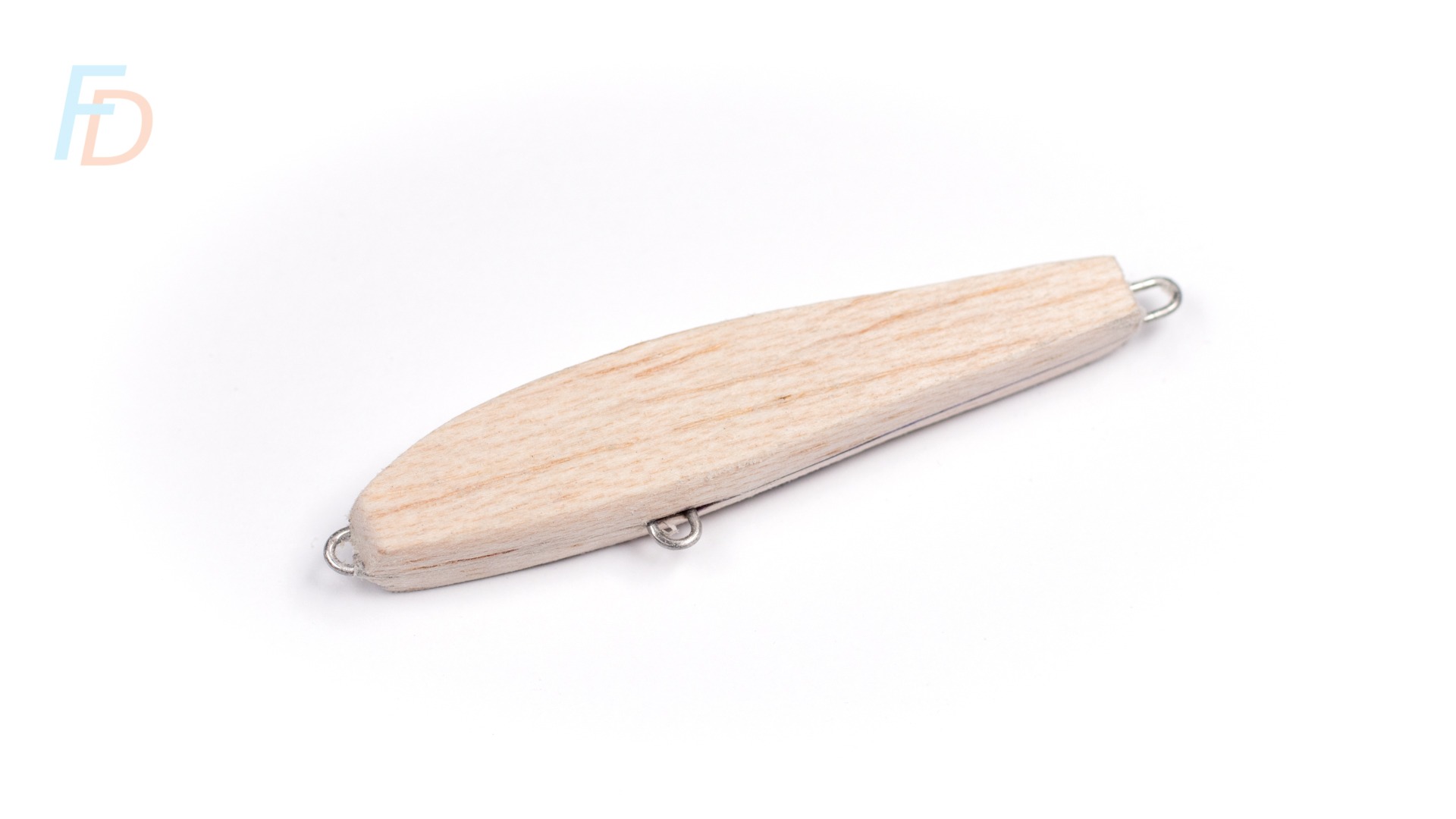 Smoothed balsa minnow
