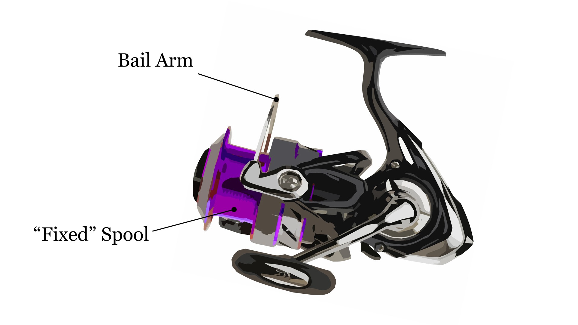 Interesting bait caster, fly reel and spinning reel all in one!, Another  Spin on Glass