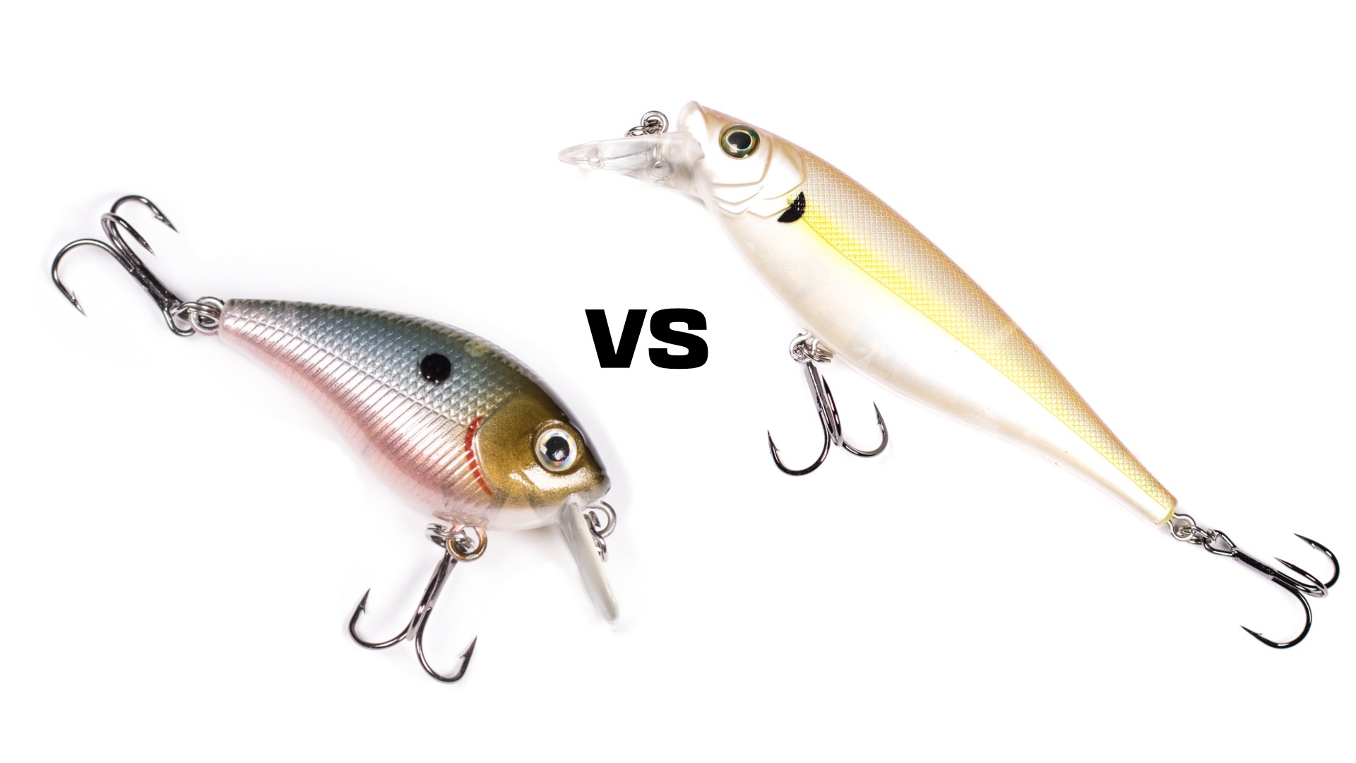 Crank baits, Swim baits - Lures