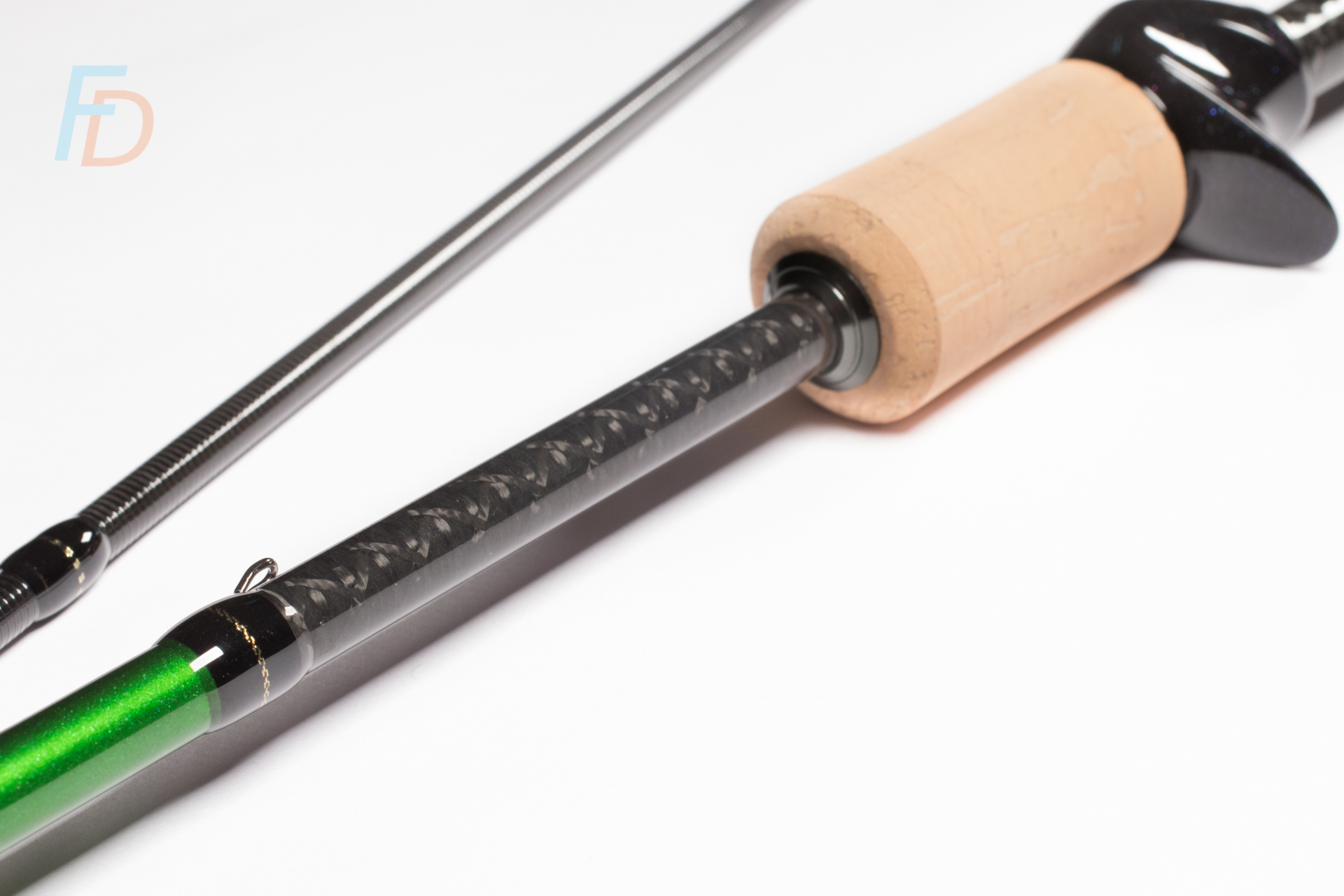 Lure keeper ring on the Handing M1 Trout C702L 2-10g rod